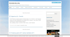 Desktop Screenshot of holuby.eu