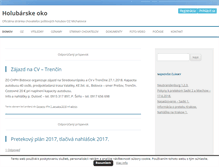 Tablet Screenshot of holuby.eu